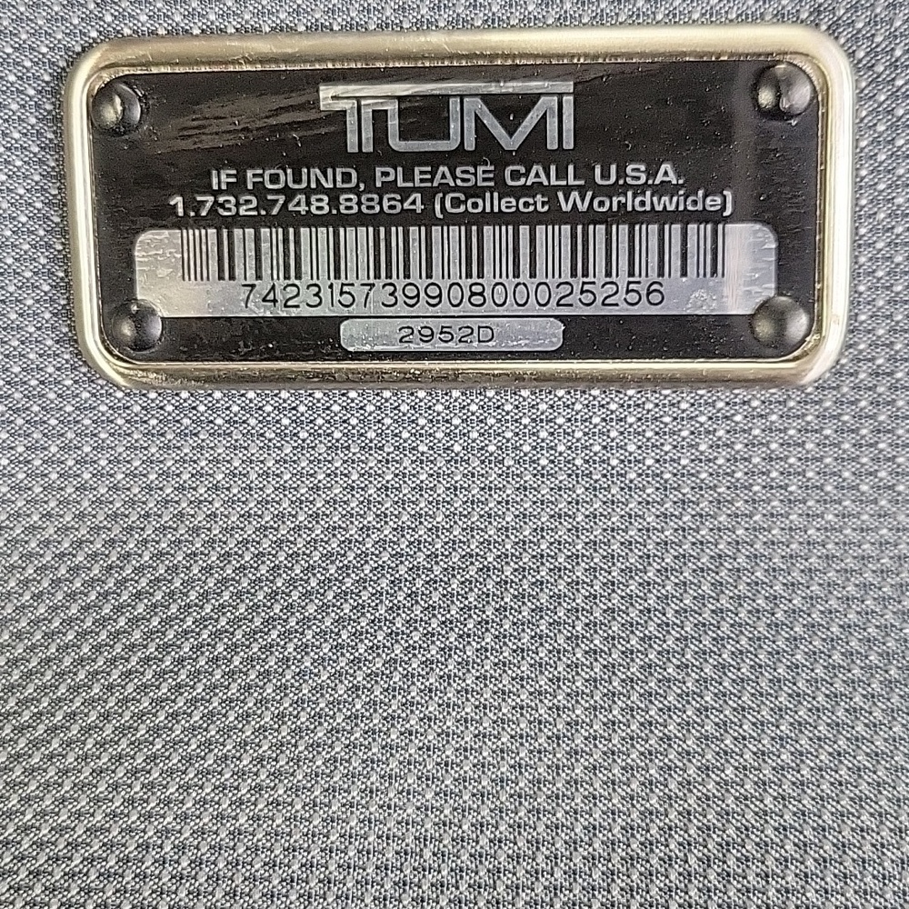 Tumi 2952D Formula Leather Briefcase Bag Business work Bag - Picture 16 of 16